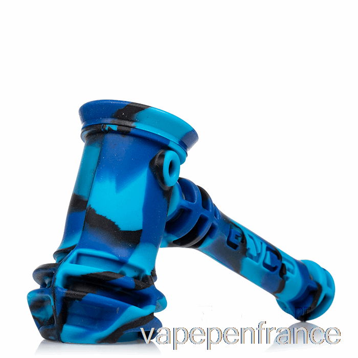 Eyce Hammer Silicone Bubbler Winter (noir / Bleu Bébé / Bleu) Stylo Vape